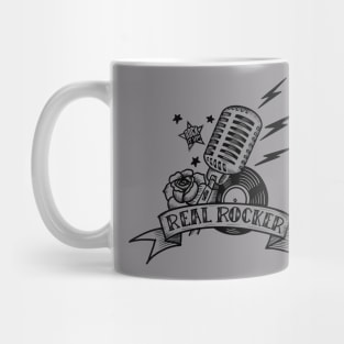 Real Rocker Black Mug